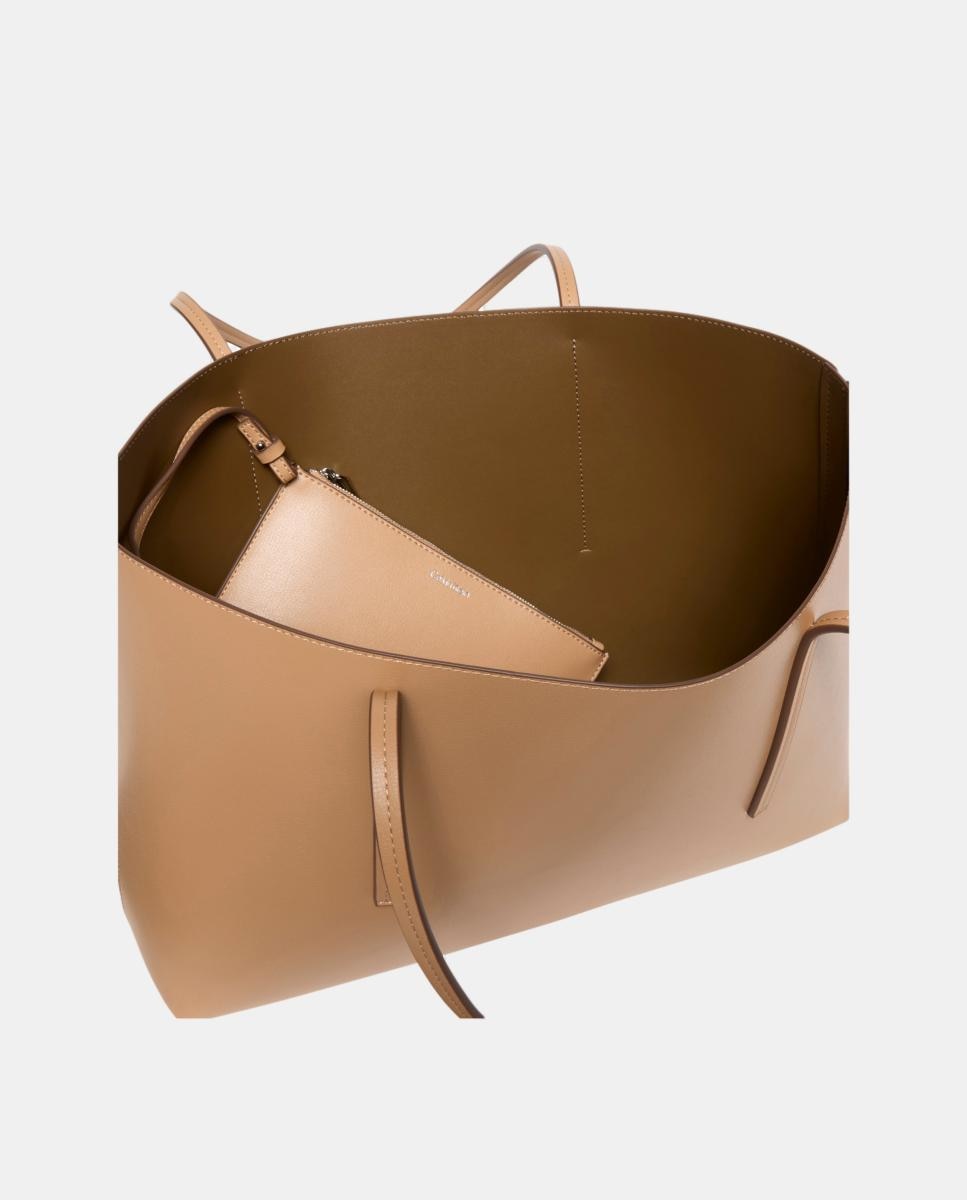 Mala Tipo Tote Bege-3