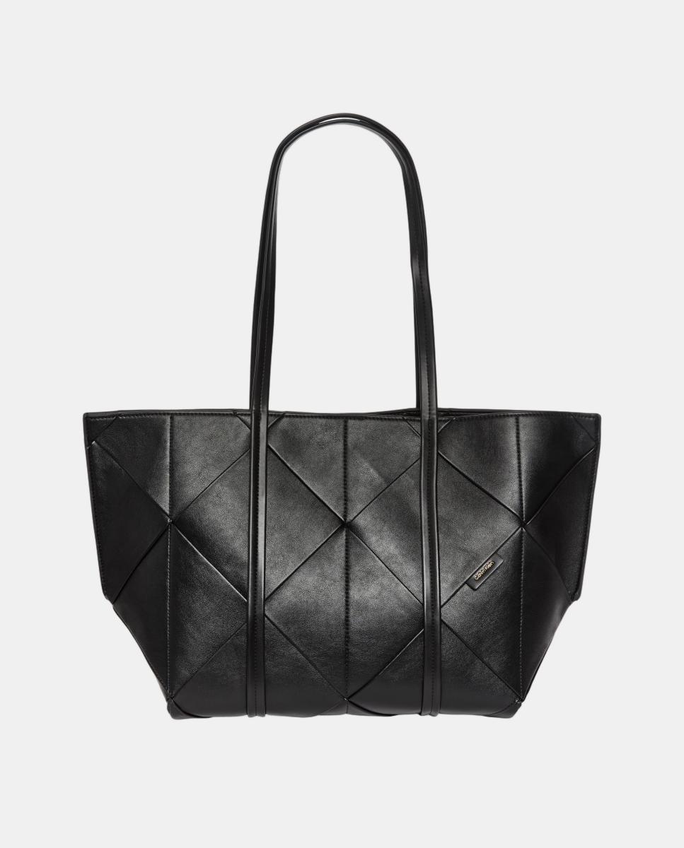 Imagem 0 de Mala Shopper Média com Acabamento Entrançado