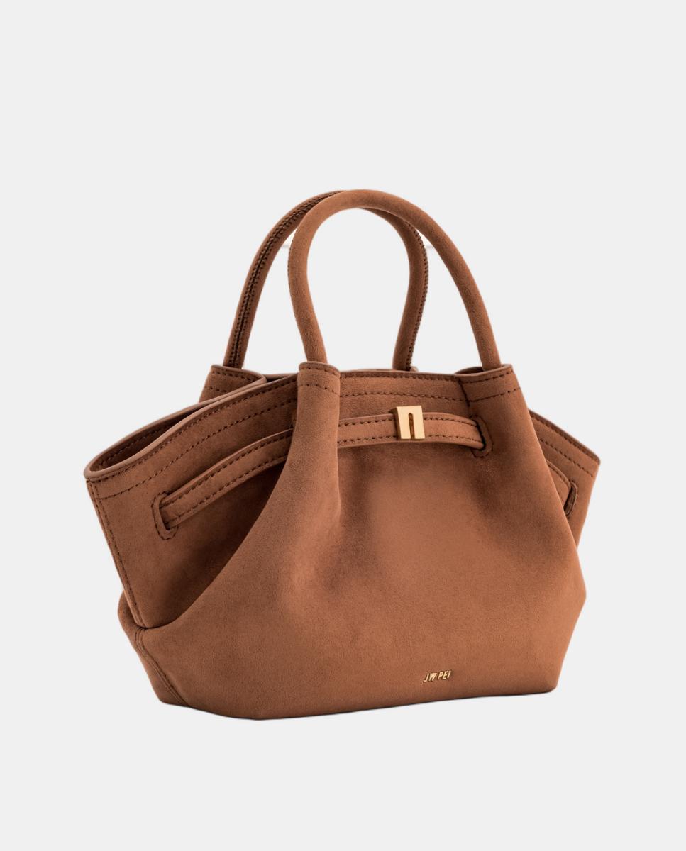 Mala Tipo Tote Mini Modelo Hana Castanho-2