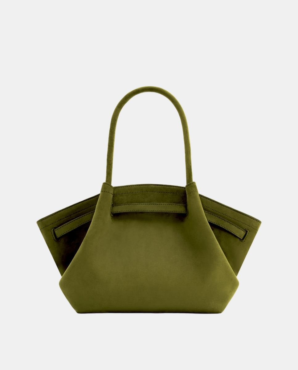 Mala Tipo Tote Média Modelo Hana Verde-escuro-3