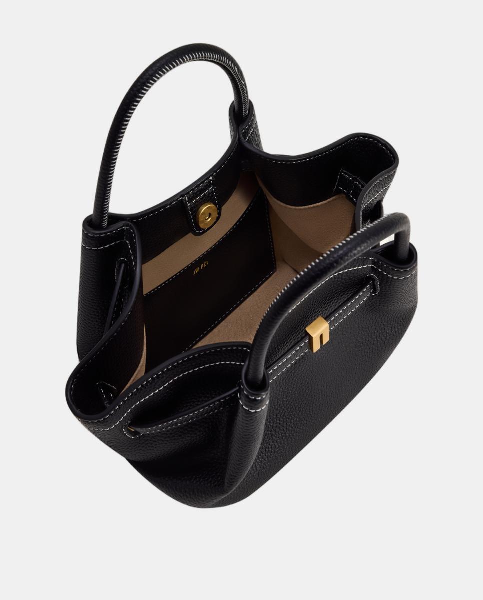 Mala Tipo Tote Mini Modelo Hana Preto-4
