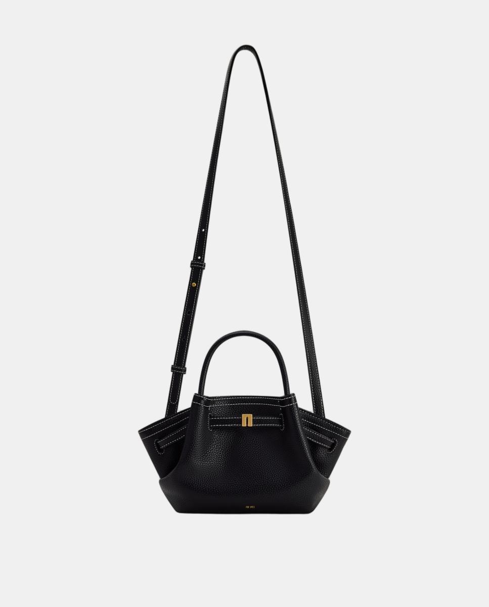 Mala Tipo Tote Mini Modelo Hana Preto-5
