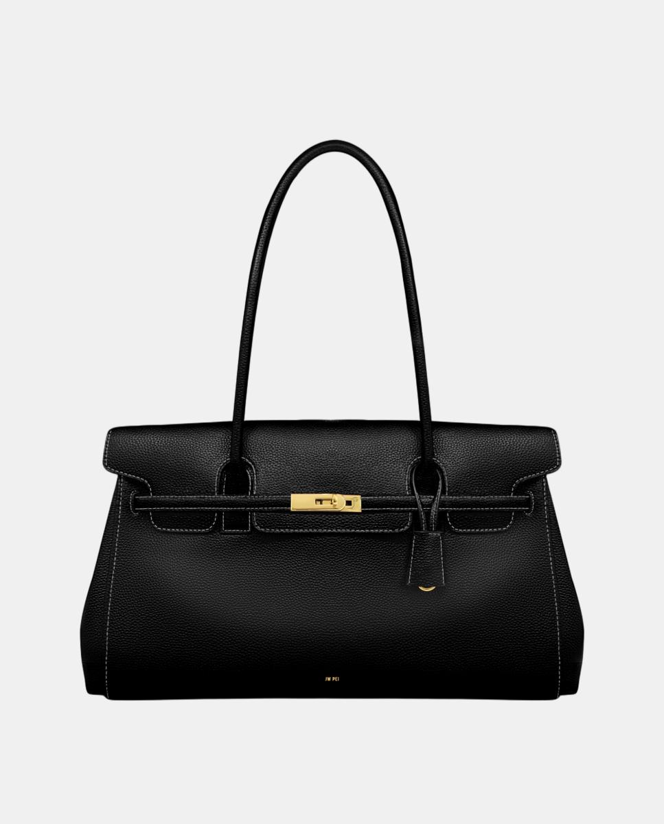 Imagen 0 de Bolso de hombro grande modelo Yara de JW PEI Negro