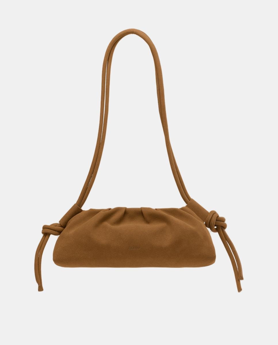 Mala de Ombro Modelo Dumpling Castanho-1