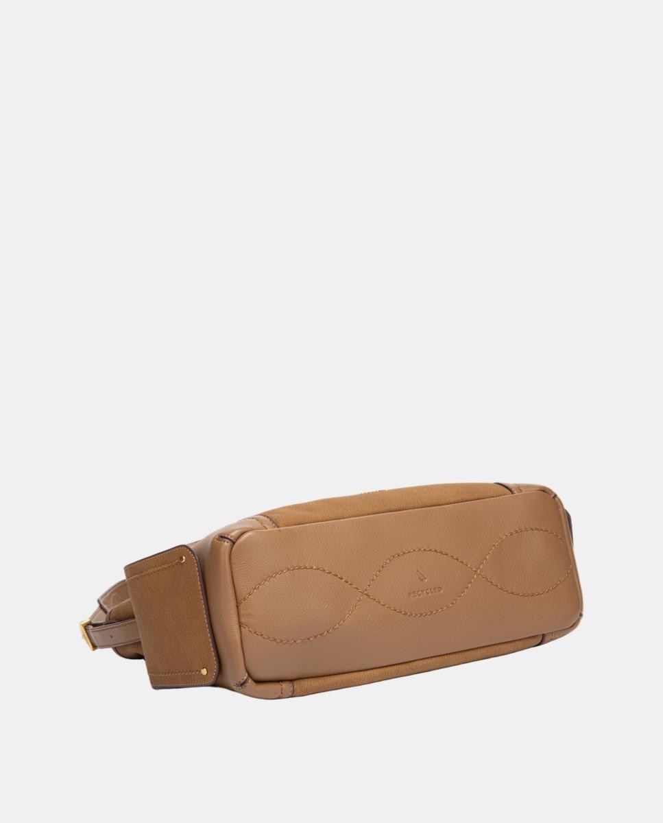 Mala de Ombro Multibolsos em Materiais Reciclados Amarelo-5