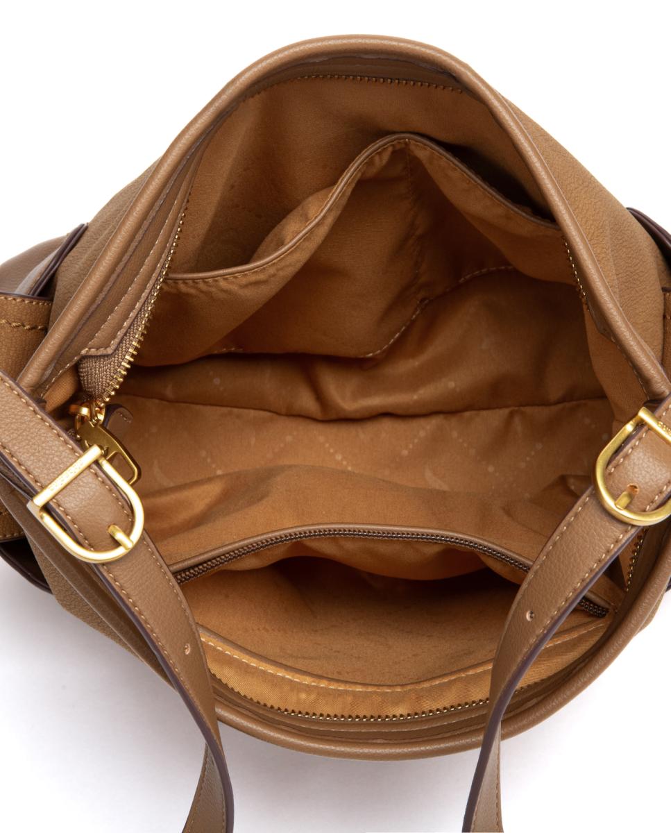 Mala de Ombro Multibolsos em Materiais Reciclados Amarelo-6