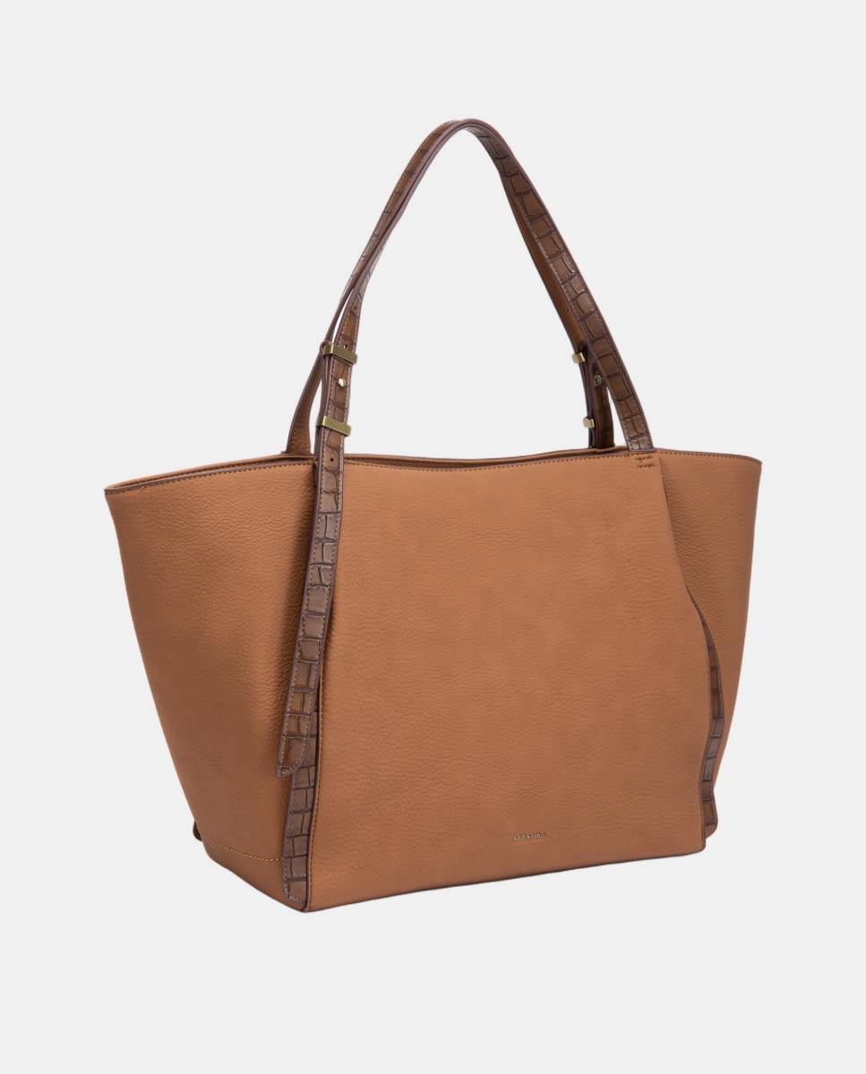 Mala Shopper em Materiais Reciclados Preto-2