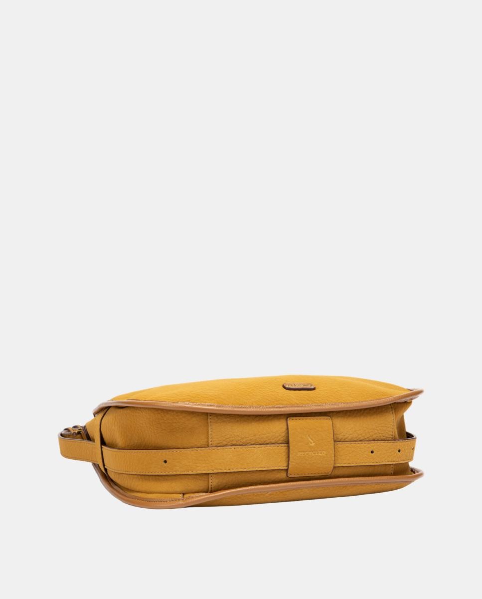 Mala de Ombro em Materiais Reciclados Amarelo-5