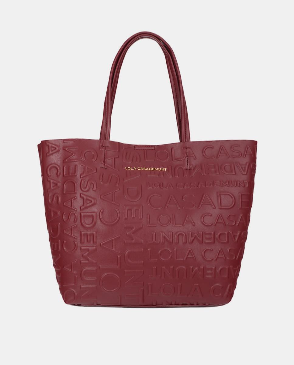 Shopper básico monograma - Lola Casademunt - Burdeos Burdeos-1