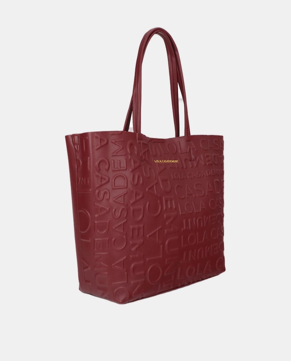 Shopper básico monograma - Lola Casademunt - Burdeos Burdeos-2