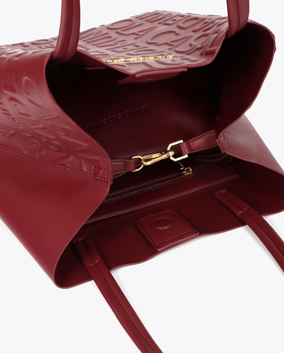 Shopper básico monograma - Lola Casademunt - Burdeos Burdeos-6