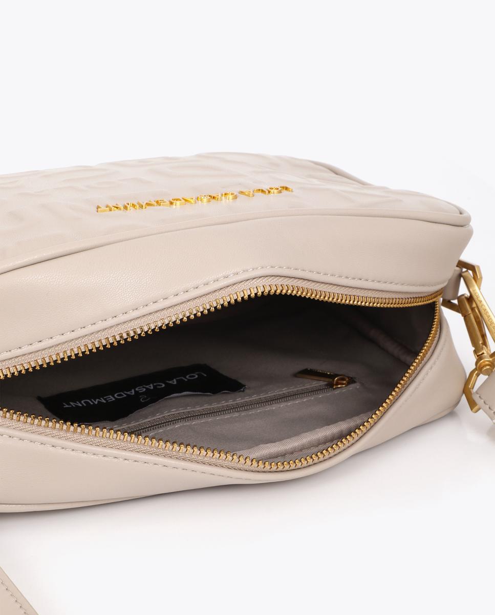 Bolso bandolera básico - Lola Casademunt - Crema Crema-5