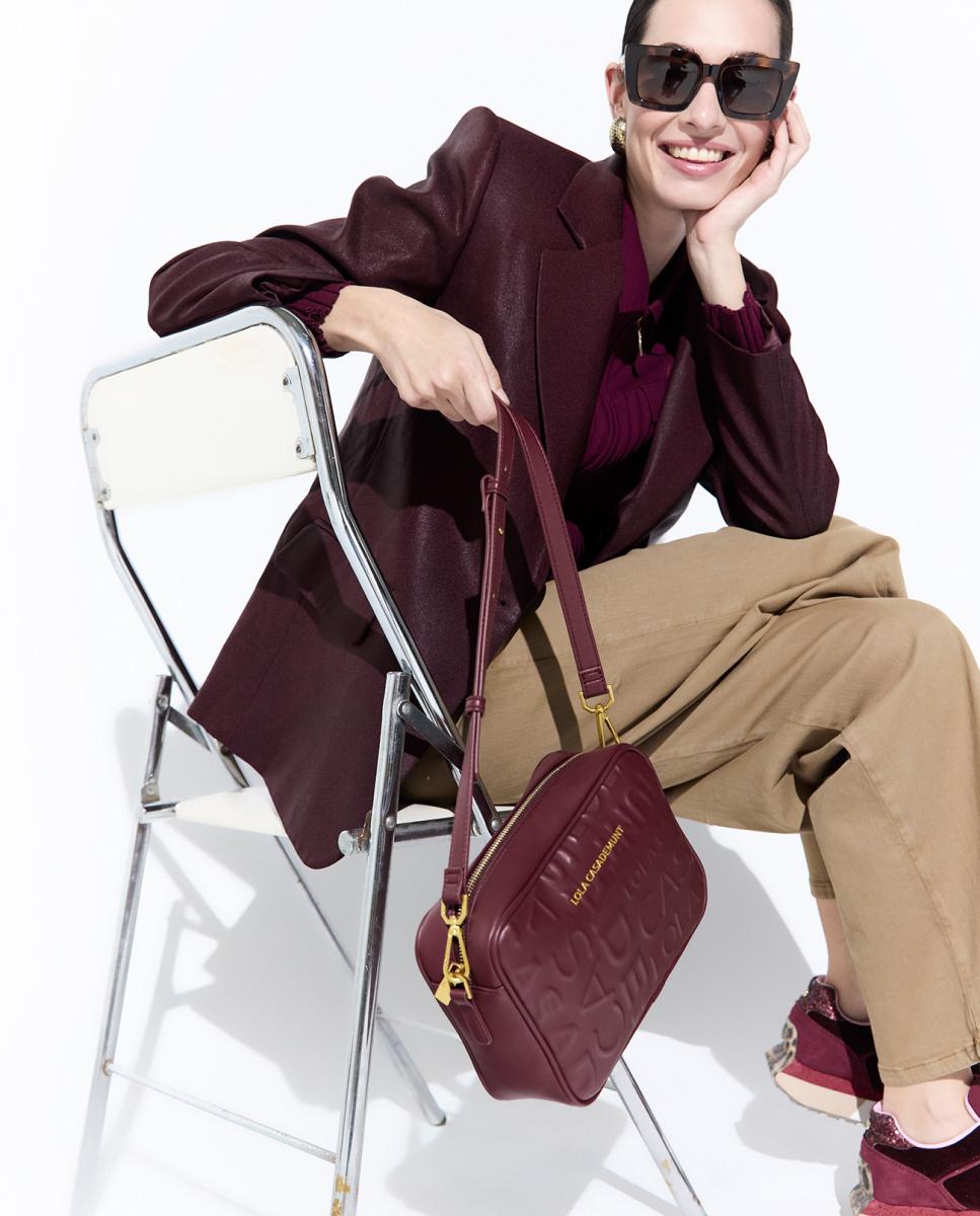 Bolso bandolera básico - Lola Casademunt - Burdeos Burdeos-10