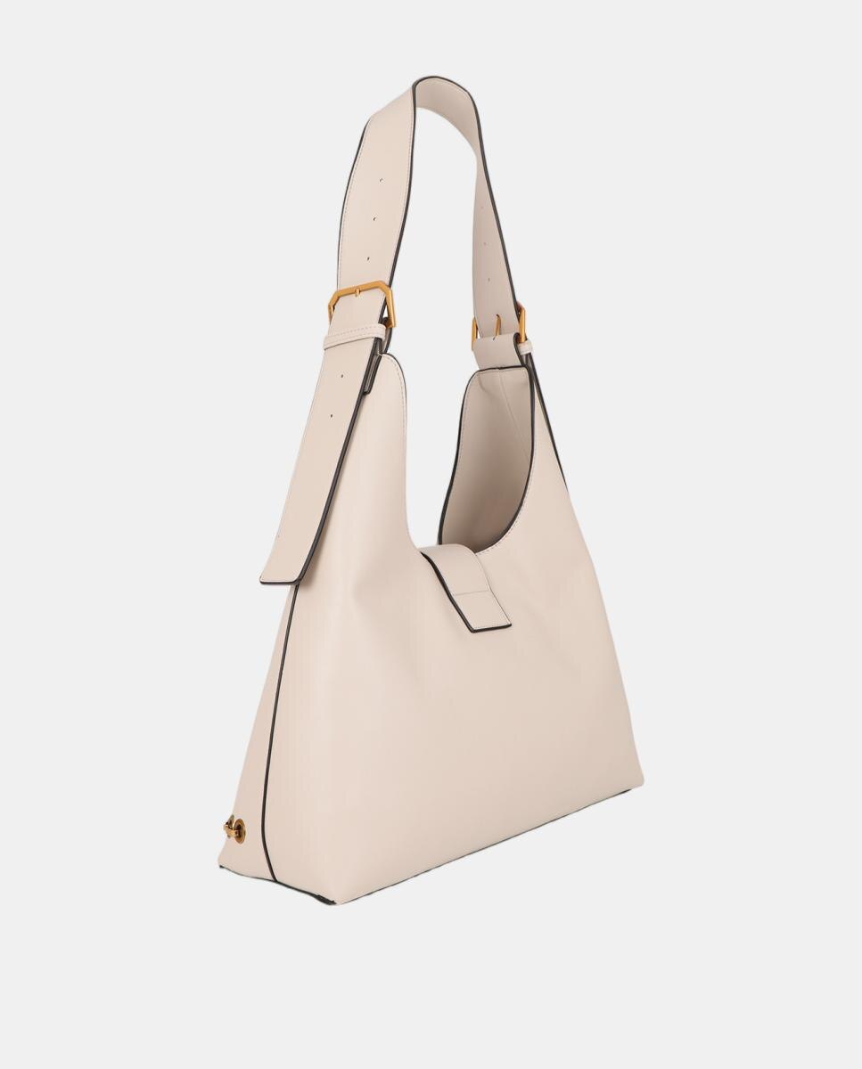 Mala Hobo com Ilhoses Creme-3