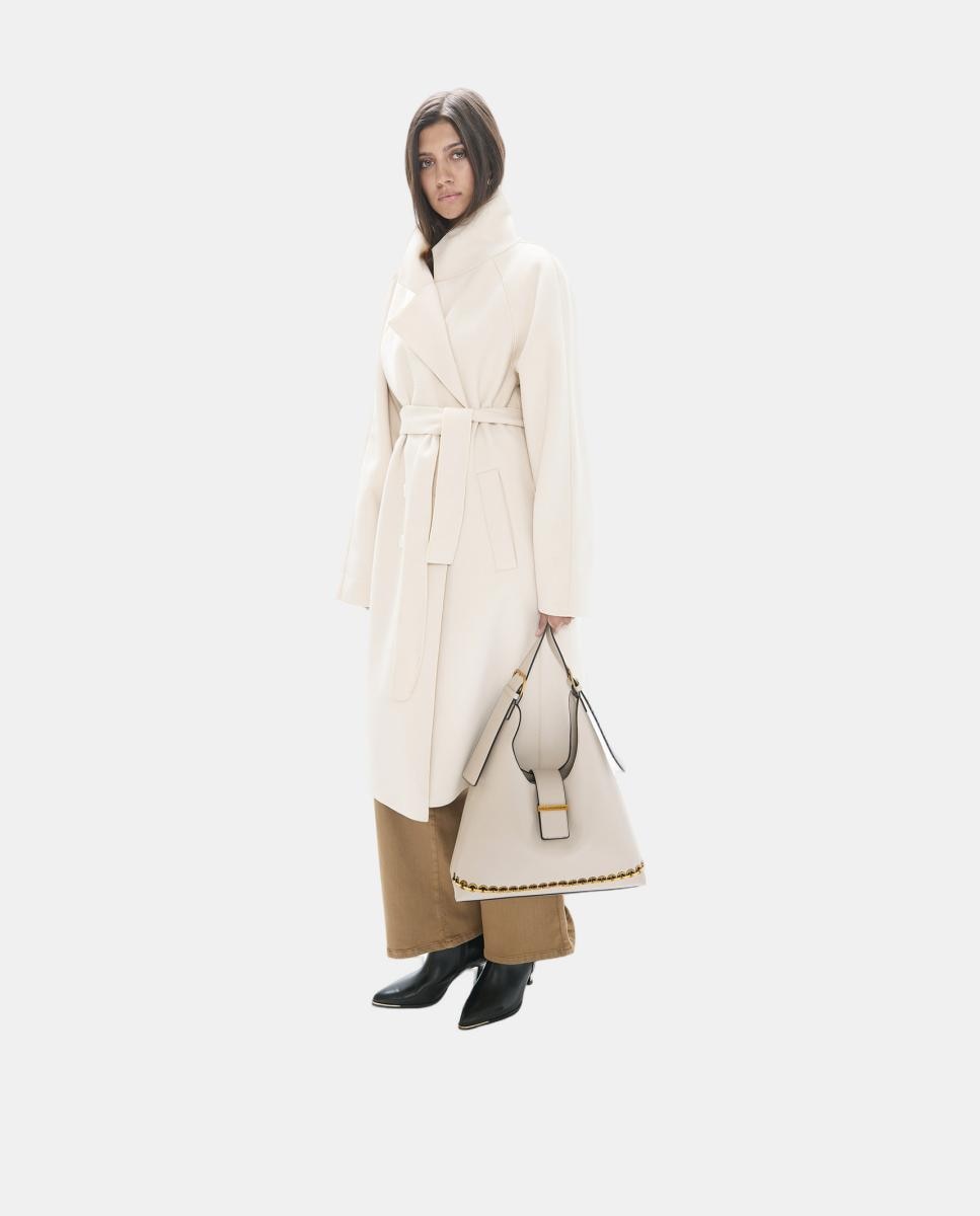 Mala Hobo com Ilhoses Creme-9
