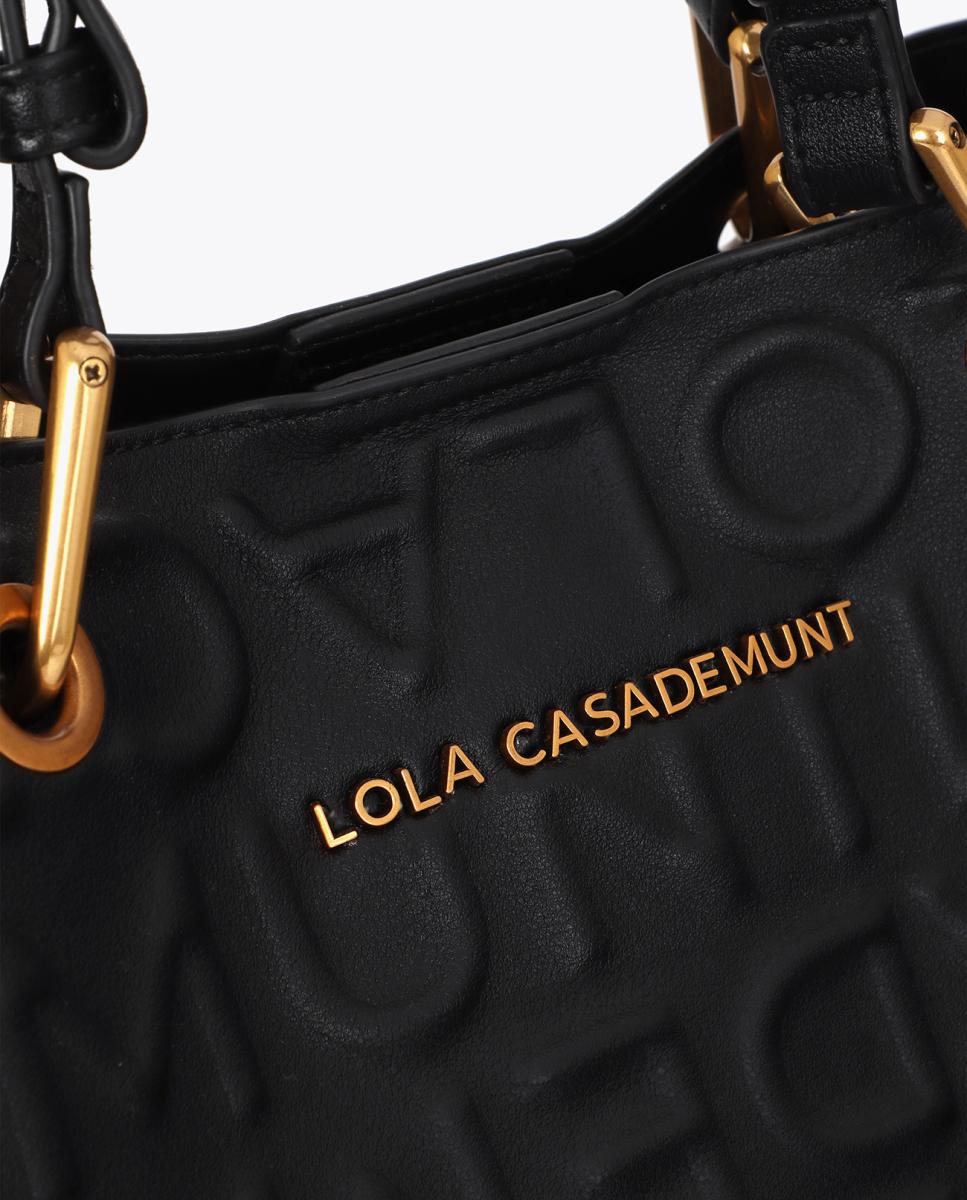 Mala Shopper com Efeito de Couro Castanho-6