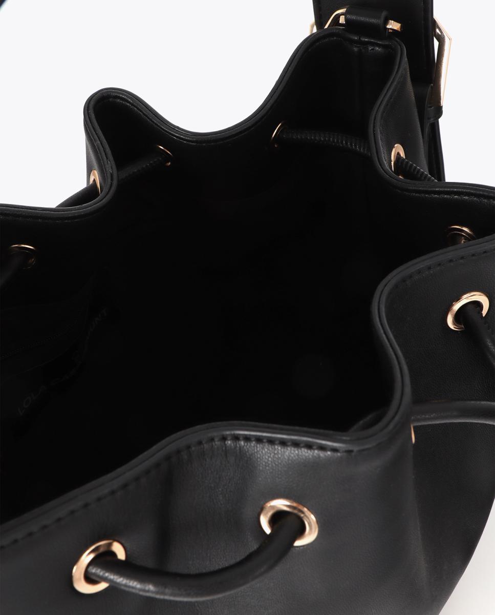 Mala Bucket com Ilhoses Preto-5