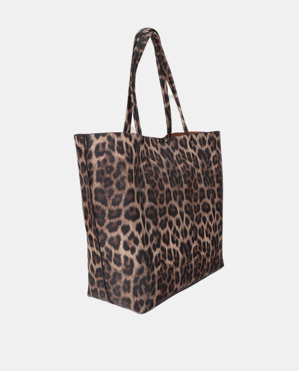 Mala Shopper Básica Castanho-4