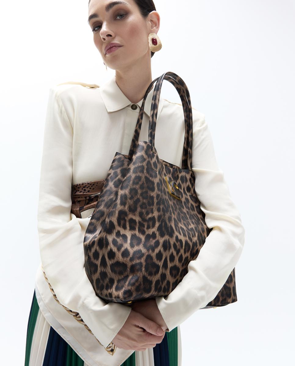 Mala Shopper Básica Castanho-9