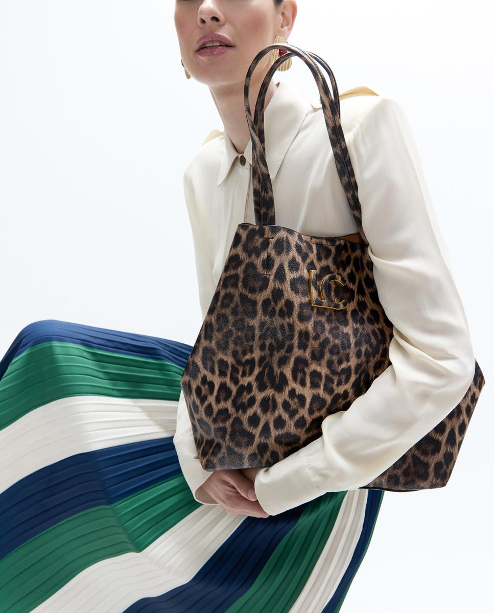 Mala Shopper Básica Castanho-10
