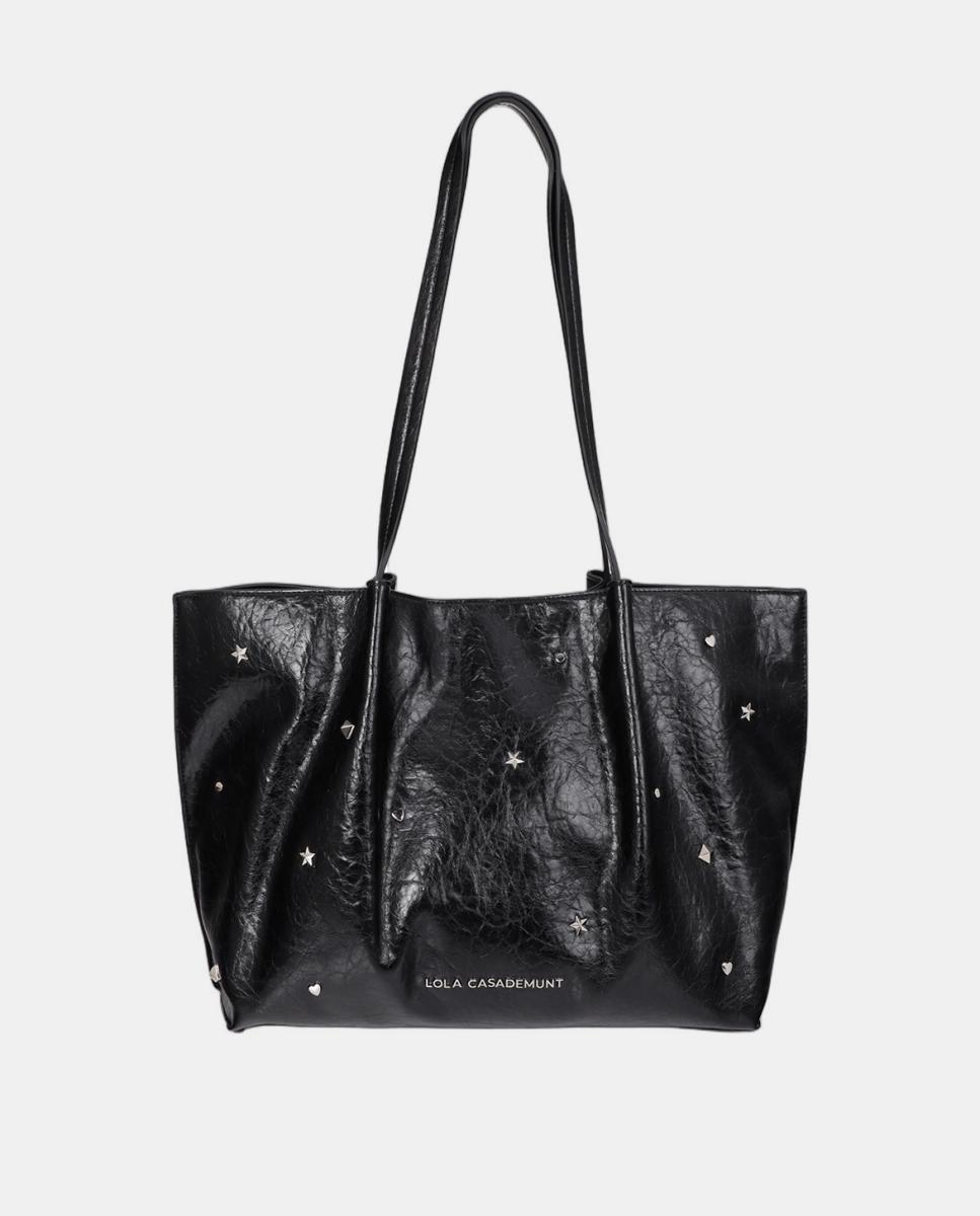 Imagem 0 de Mala Shopper com Estrela e Coração com Rebites