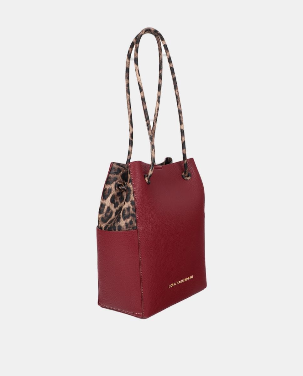 Mala Shopper Bicolor Vermelho-2