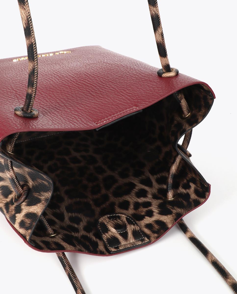 Mala Shopper Bicolor Vermelho-5