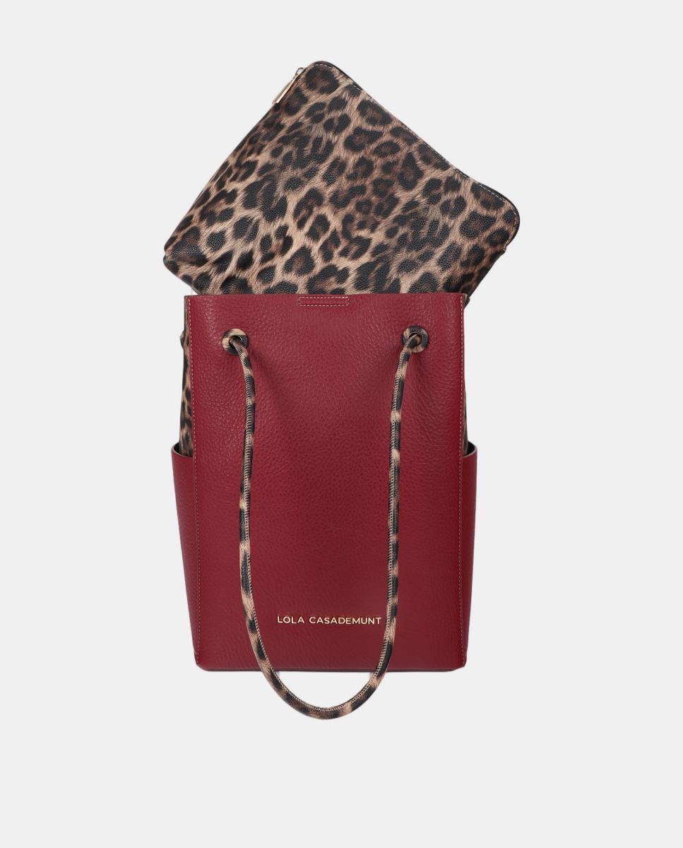 Mala Shopper Bicolor Vermelho-6