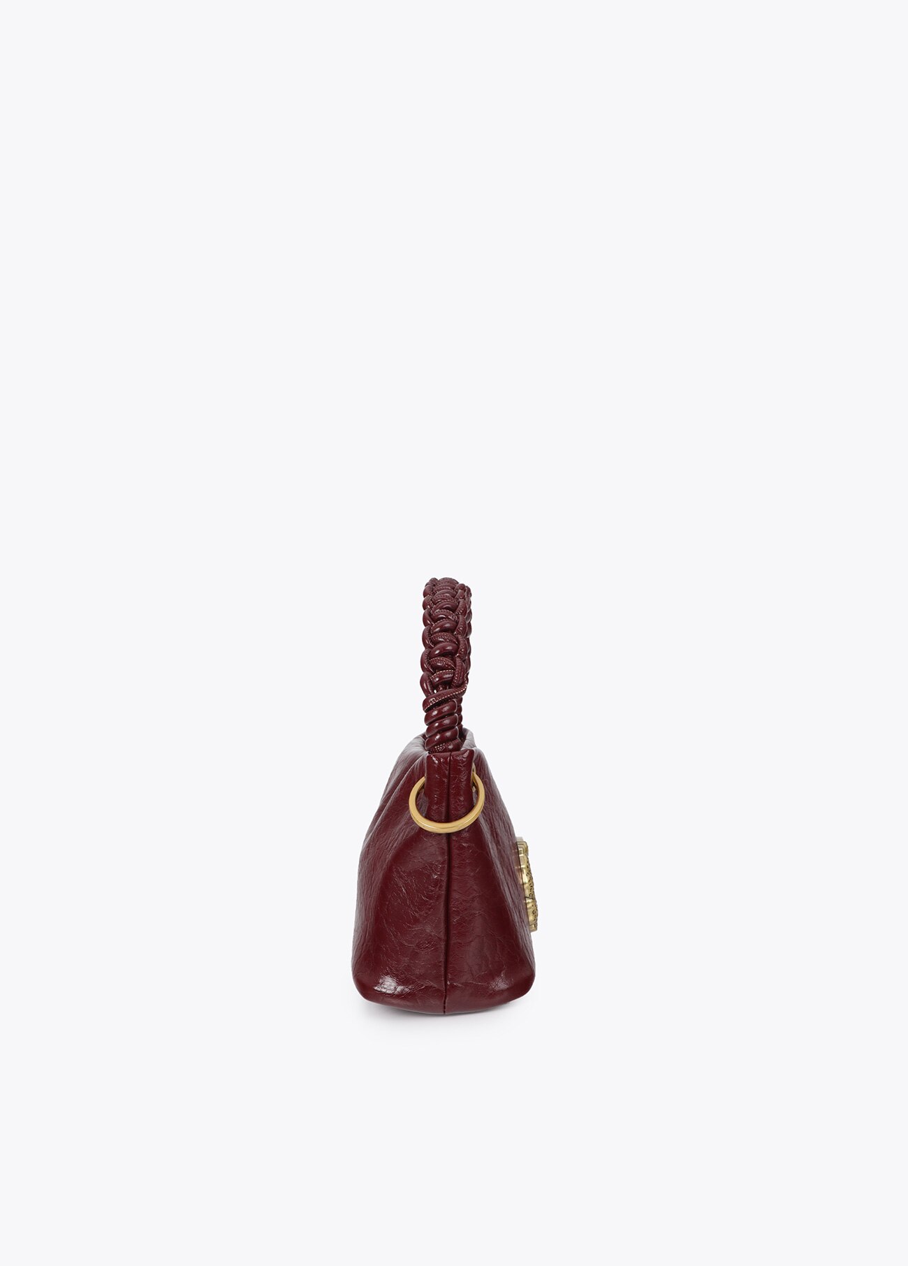 Bandolera con detalle de asa trenzada - Lola Casademunt - Burdeos Burdeos-3