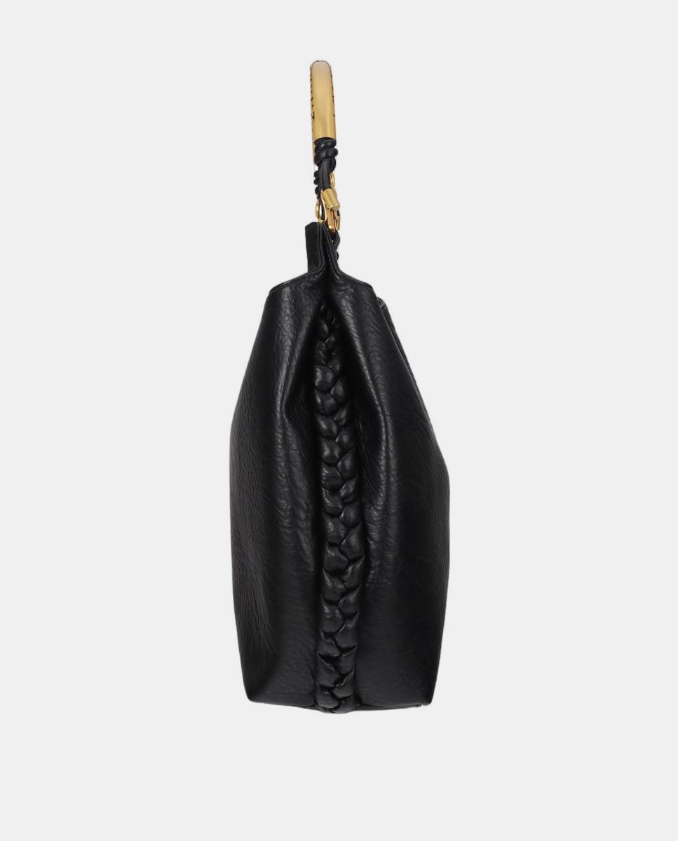 Shopper LOLA CASADEMUNT 1981 de efecto cuero - Negro Negro-3