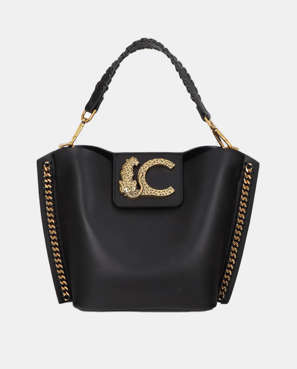 Imagen 1 de Bolso cruzado con detalle de cadena - Lola Casademunt - Negro Negro