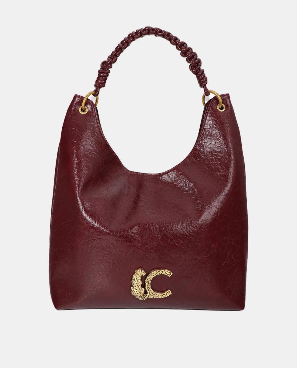 Imagen 1 de Shopper con detalle de asa trenzada - Lola Casademunt - Burdeos Burdeos
