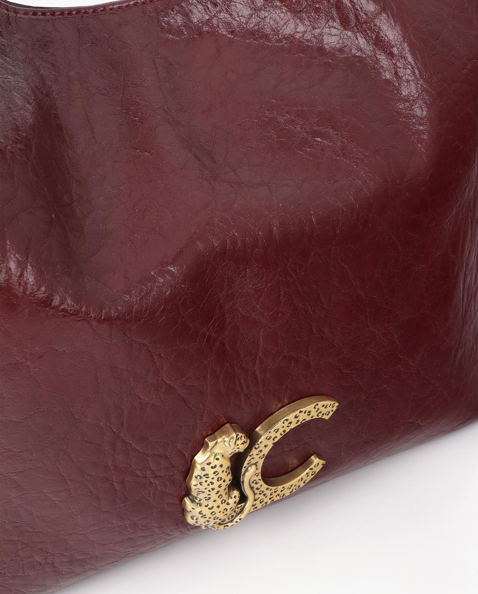 Imagen 6 de Shopper con detalle de asa trenzada - Lola Casademunt - Burdeos Burdeos