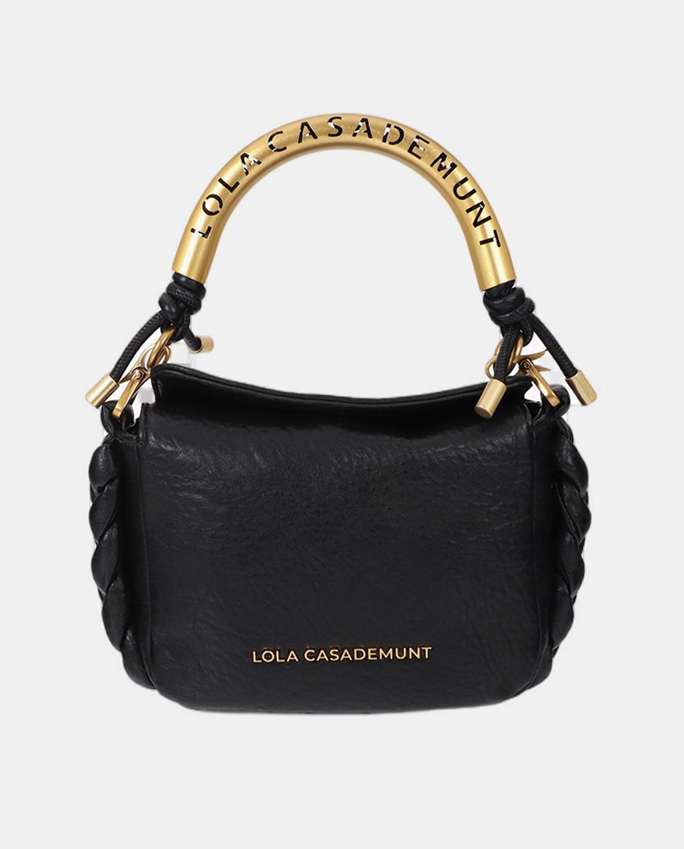 Bolso bandolera pequeño LOLA CASADEMUNT 1981 - Negro Negro-1