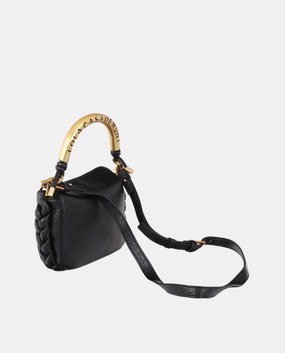 Bolso bandolera pequeño LOLA CASADEMUNT 1981 - Negro Negro-4