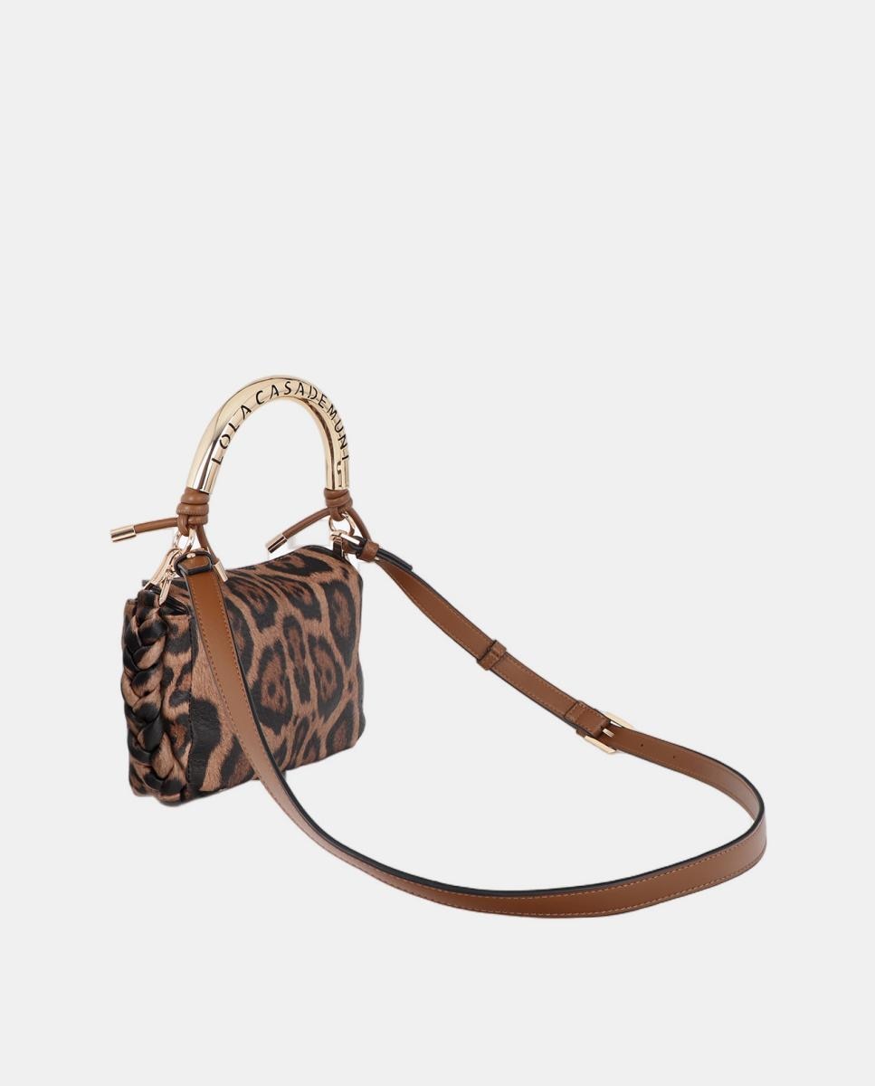 Bolso bandolera pequeño LOLA CASADEMUNT 1981 - Marrón Marrón-4