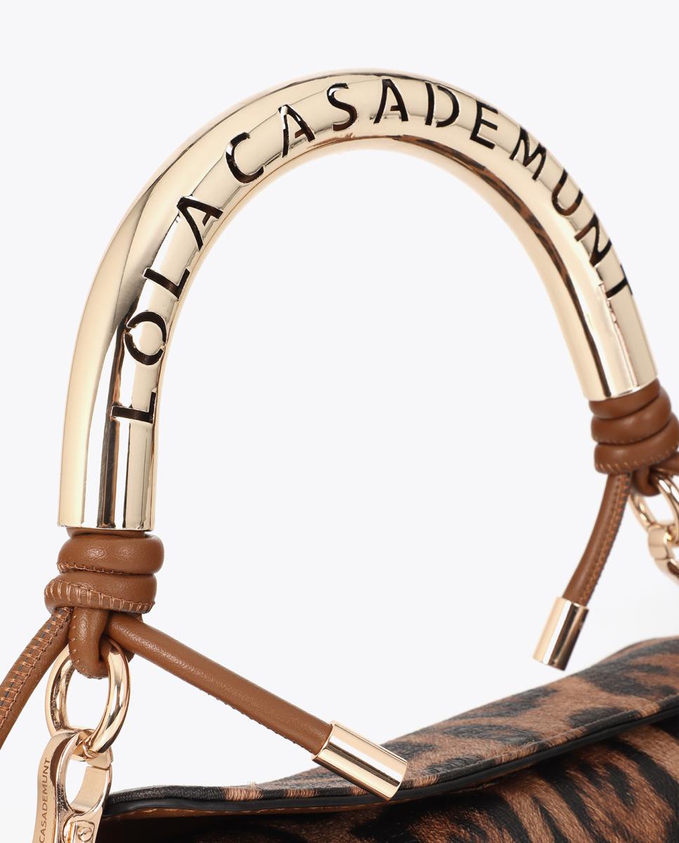 Bolso bandolera pequeño LOLA CASADEMUNT 1981 - Marrón Marrón-6