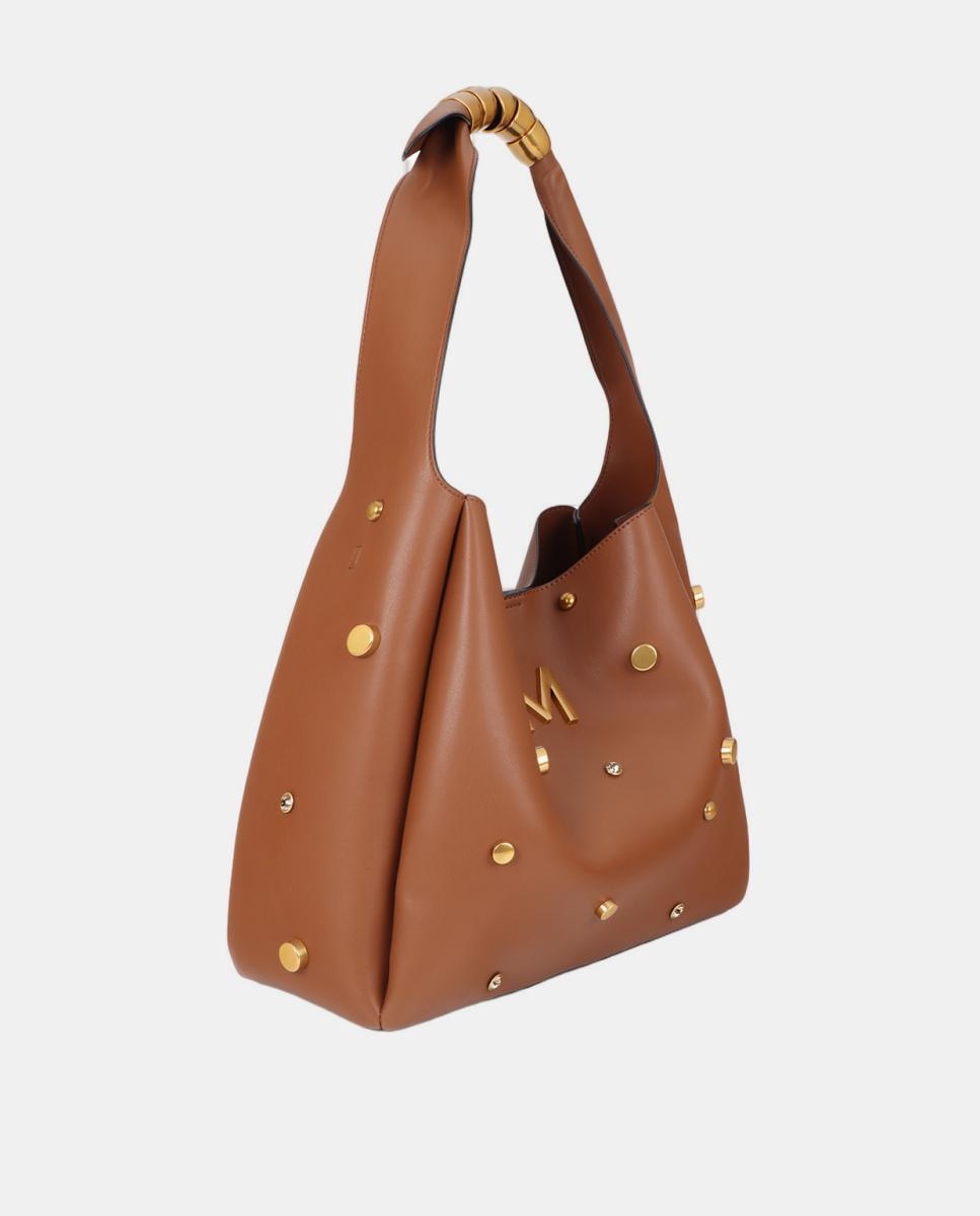 Imagen 2 de Shopper con remaches variados - Lola Casademunt - Marrón claro Marrón claro