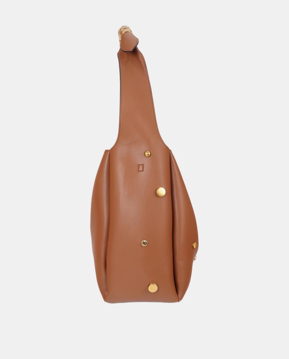 Imagen 3 de Shopper con remaches variados - Lola Casademunt - Marrón claro Marrón claro