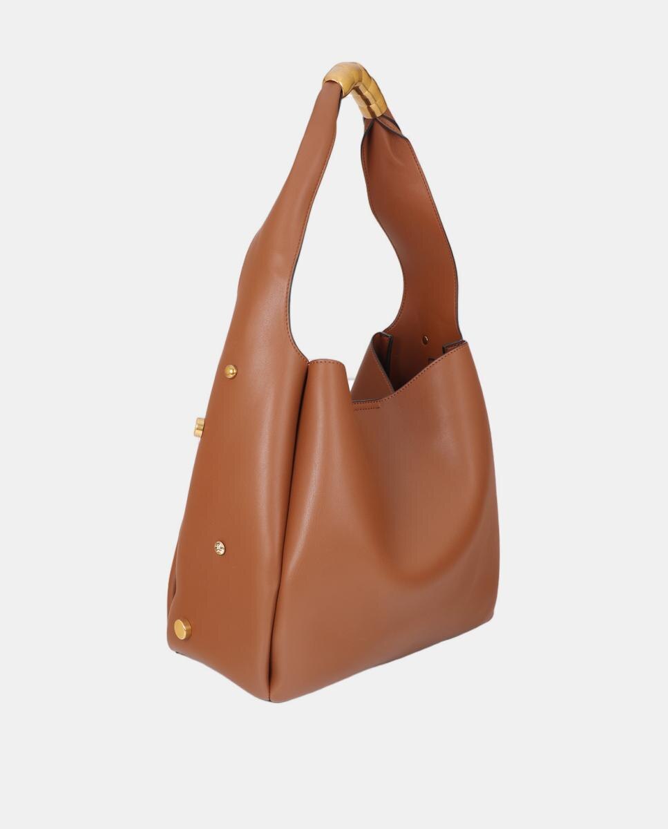 Imagen 4 de Shopper con remaches variados - Lola Casademunt - Marrón claro Marrón claro