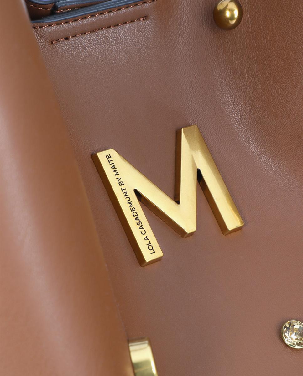 Imagen 6 de Shopper con remaches variados - Lola Casademunt - Marrón claro Marrón claro