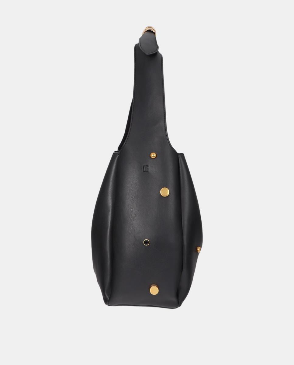 Mala Shopper com Rebites Variados Preto-3