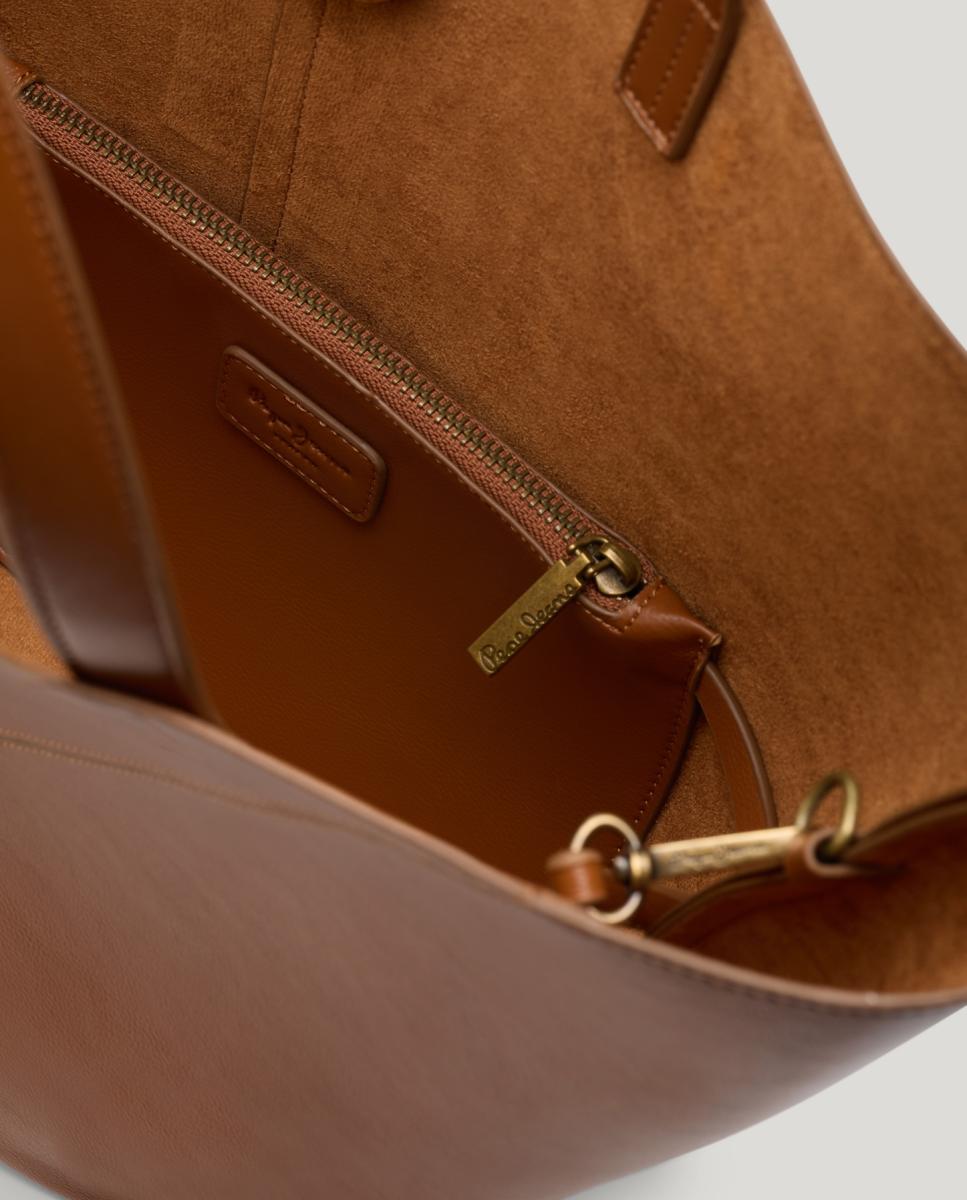 Mala Shopper Grande com Detalhe de Costuras em Forma de Y Couro-4