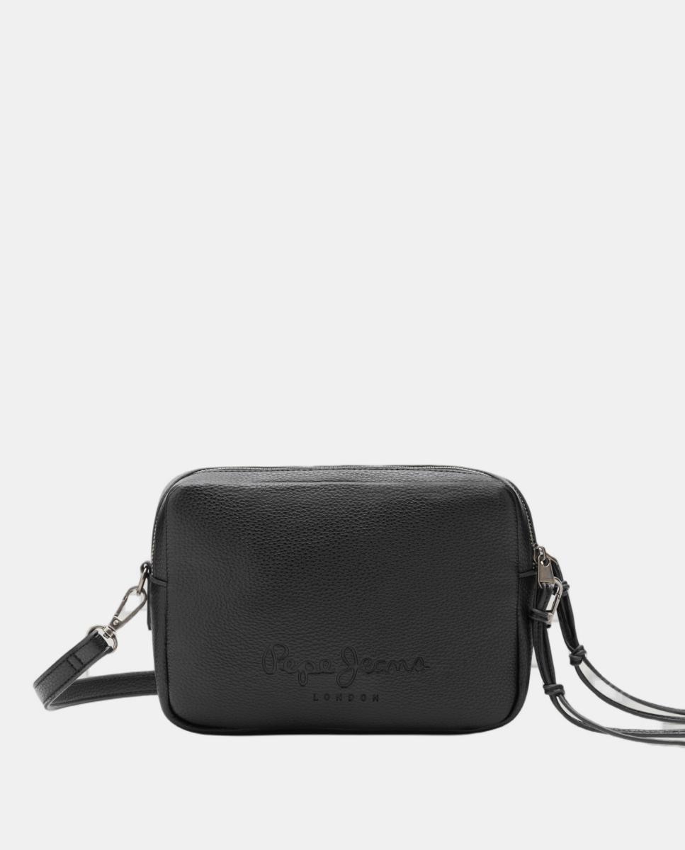 Pepe Jeans - Bolso bandolera estilo cámara con tachuelas metálicas decorativasy logo clásico.