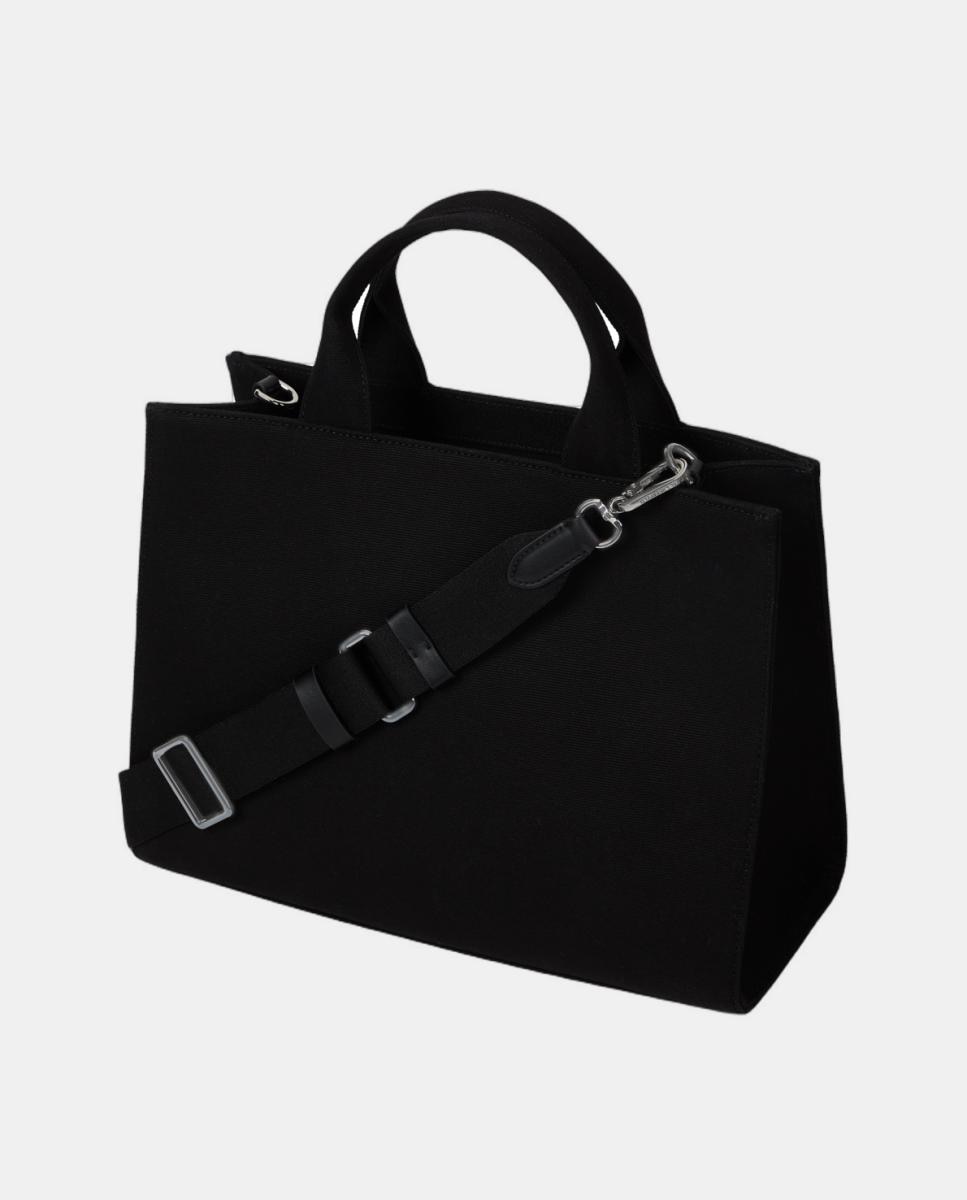 Mala Tipo Tote Média Preto-2