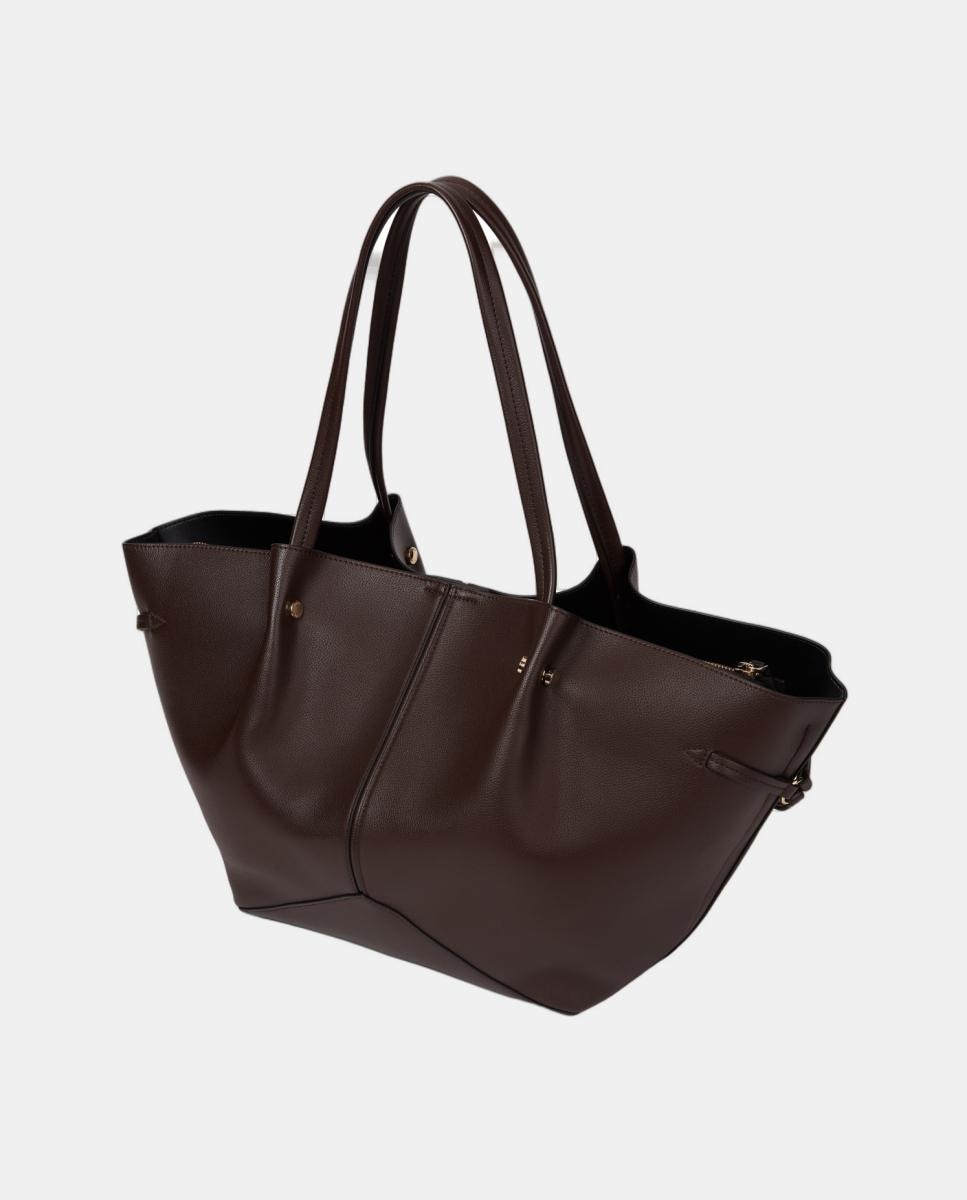 Mala Tipo Tote Média Castanho-chocolate-2