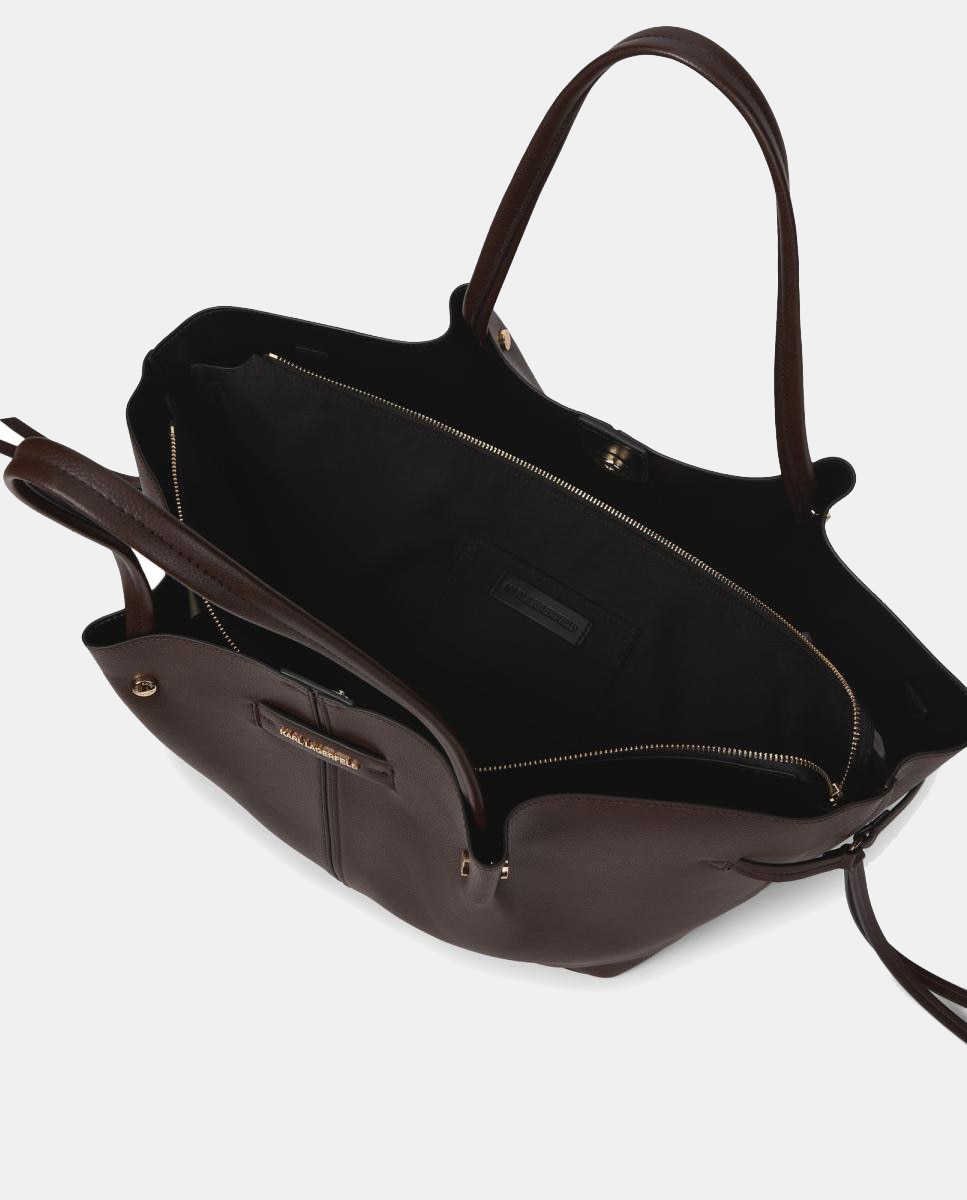 Mala Tipo Tote Média Castanho-chocolate-3