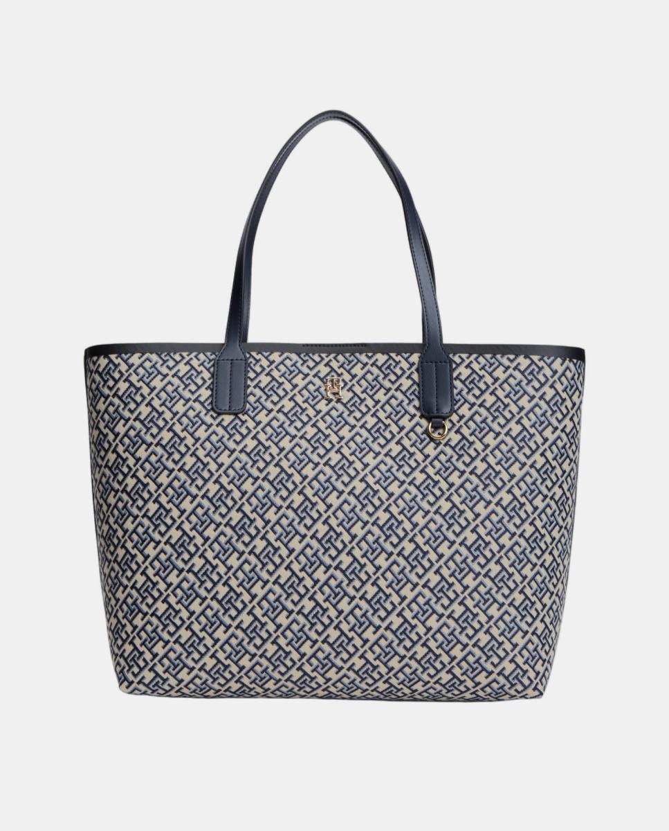 Imagem 0 de Mala Tipo Tote com Estampado de Monograma