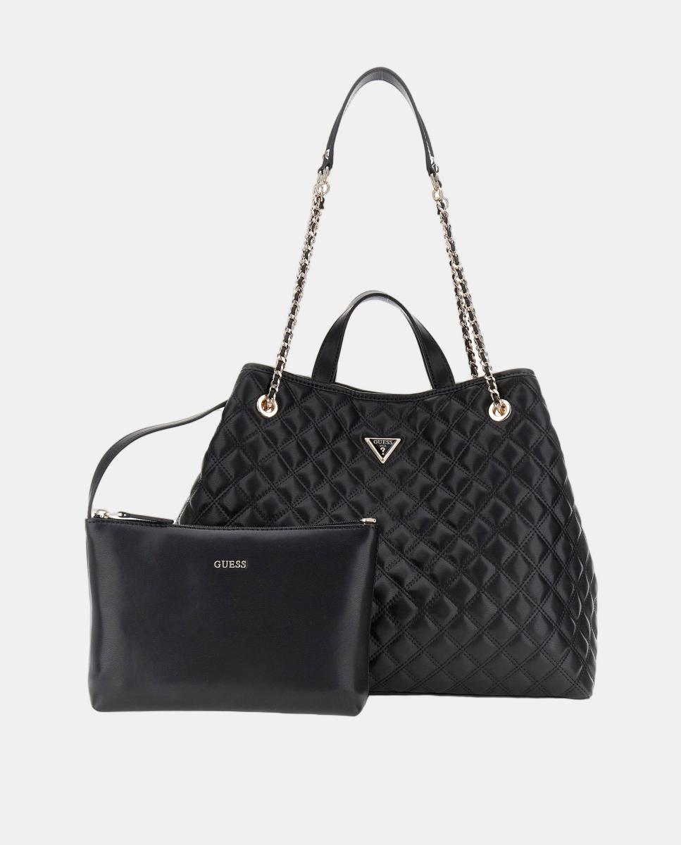 Imagem 0 de Mala de Ombro Tipo Tote com Fecho Magnético e Pochette