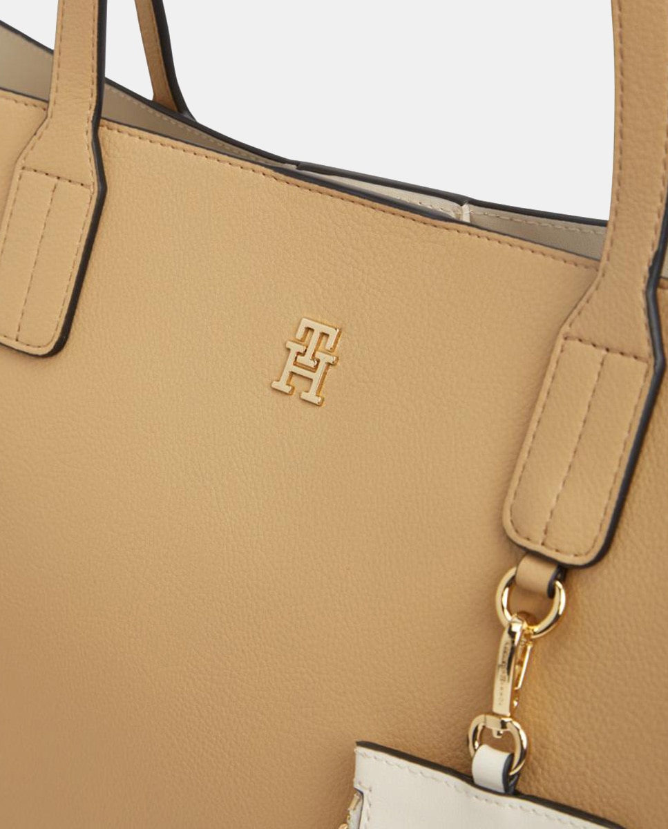 Mala Tipo Tote Bege-4